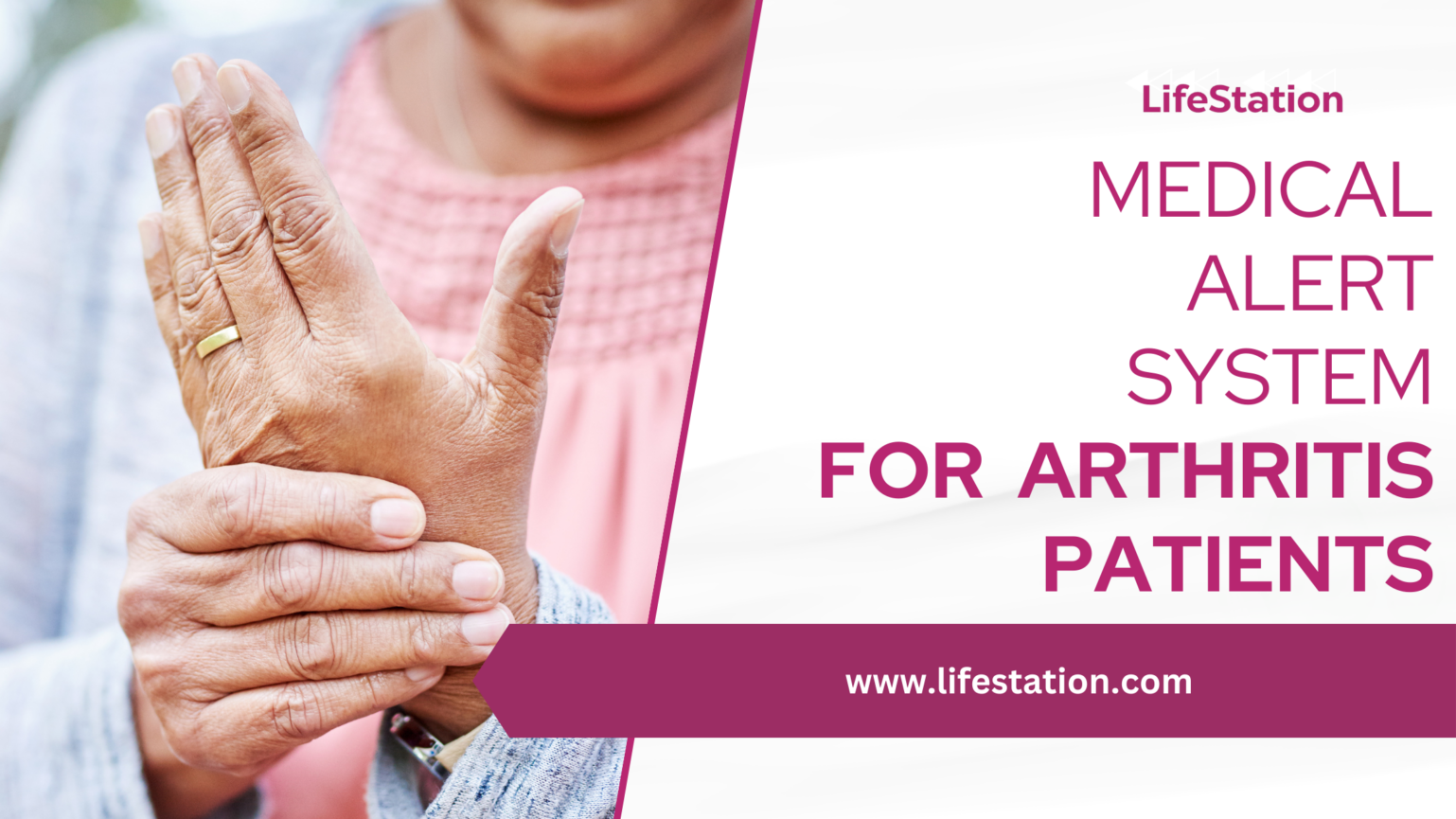 Secure your peace of mind with LifeStation's alert system for arthritis patients - help is just a click away.